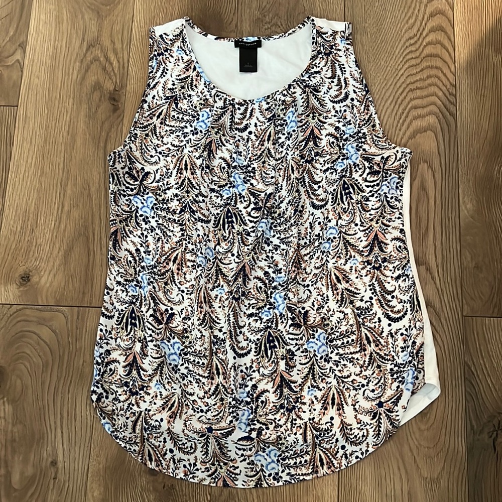 Ann Taylor mix print blouse